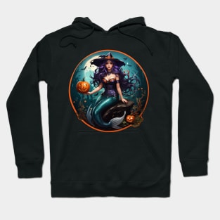 All Hallows Eve Orange Circle Hoodie